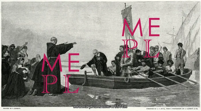 : The Embarkation of Columbus at Palos 3 August 1492 : The Embarkation of Columbus at Palos 3 August 1492