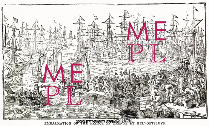 : Embarkation of Prince of Orange at Helvoetsluys : Embarkation of Prince of Orange at Helvoetsluys