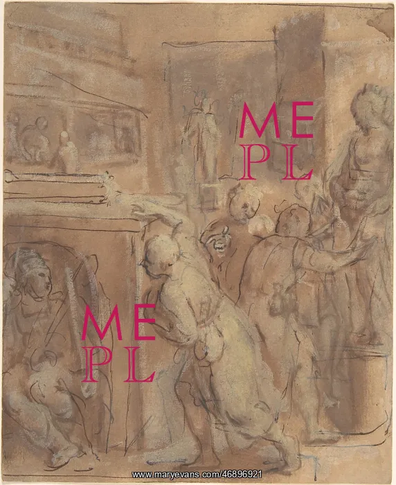 : Emblematic Scene, 1607 or before (?), Pen and : Emblematic Scene, 1607 or before (?), Pen and