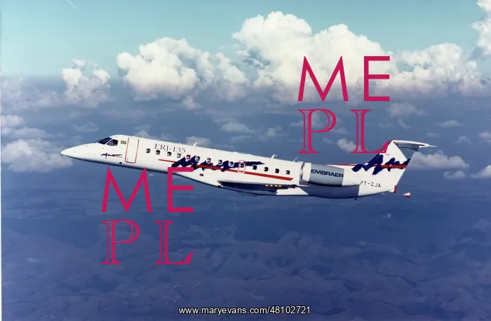 : Embraer ERJ-135, in-flight, side-on, nose left (PT-ZJA) : Embraer ERJ-135, in-flight, side-on, nose left (PT-ZJA)