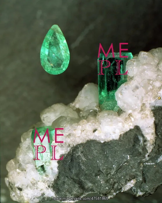 : Emerald, a variety of beryl : Emerald, a variety of beryl