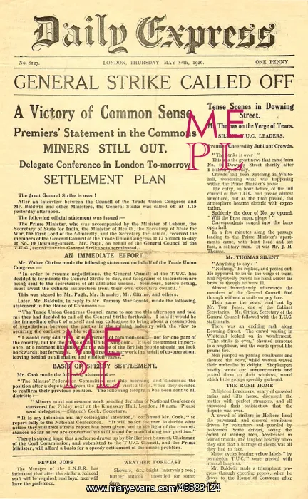 : Emergency Edition, General Strike ends : Emergency Edition, General Strike ends