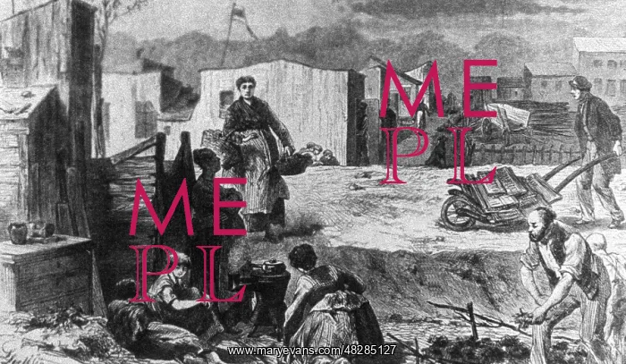 : Emergency housing in Berlin, 1872 : Emergency housing in Berlin, 1872