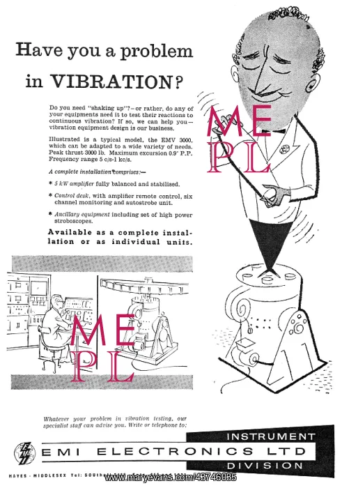 : EMI Electronics. Engineering Vibration Test Equipment : EMI Electronics. Engineering Vibration Test Equipment