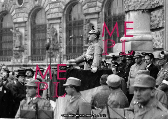  : Emil Fey. Austrian leader of the Heimwehr Emil Fey. About 1932. Photograph
