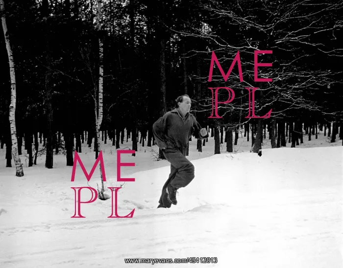: Emil Zatopek - training - snow : Emil Zatopek - training - snow