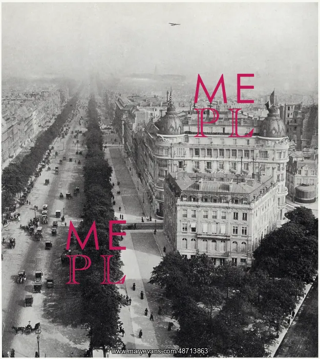 : Emile Dubonnet passing over Paris 1901 : Emile Dubonnet passing over Paris 1901