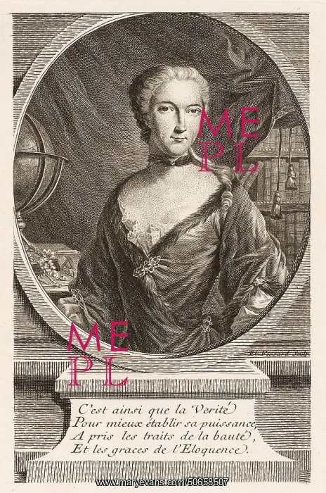 : Emilie du Chatelet, French Mathematician and Philosopher : Emilie du Chatelet, French Mathematician and Philosopher
