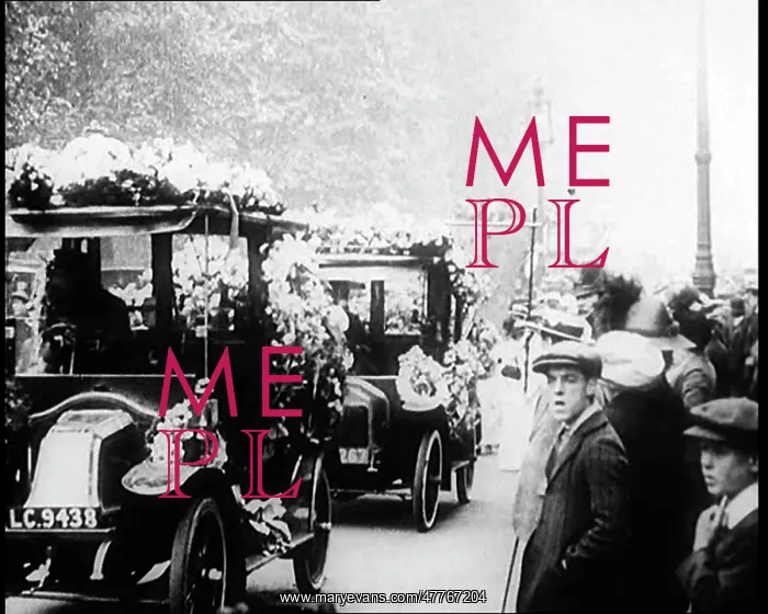: Emily Davison's Funeral, Suffragette Movement : Emily Davison's Funeral, Suffragette Movement