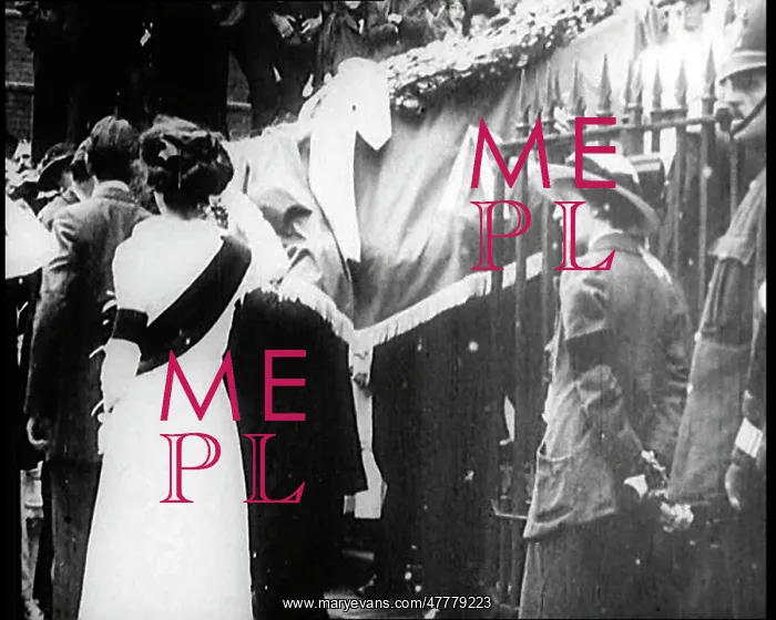 : Emily Davison's Funeral, Suffragette Movement : Emily Davison's Funeral, Suffragette Movement