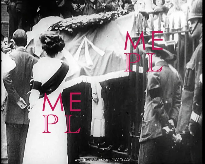 : Emily Davison's Funeral, Suffragette Movement : Emily Davison's Funeral, Suffragette Movement