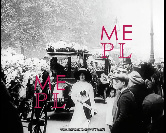 : Emily Davison's Funeral, Suffragette Movement : Emily Davison's Funeral, Suffragette Movement