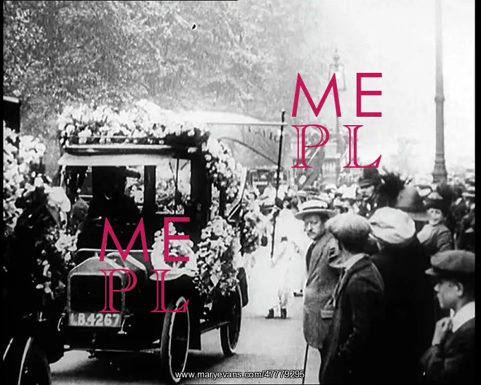 : Emily Davison's Funeral, Suffragette Movement : Emily Davison's Funeral, Suffragette Movement