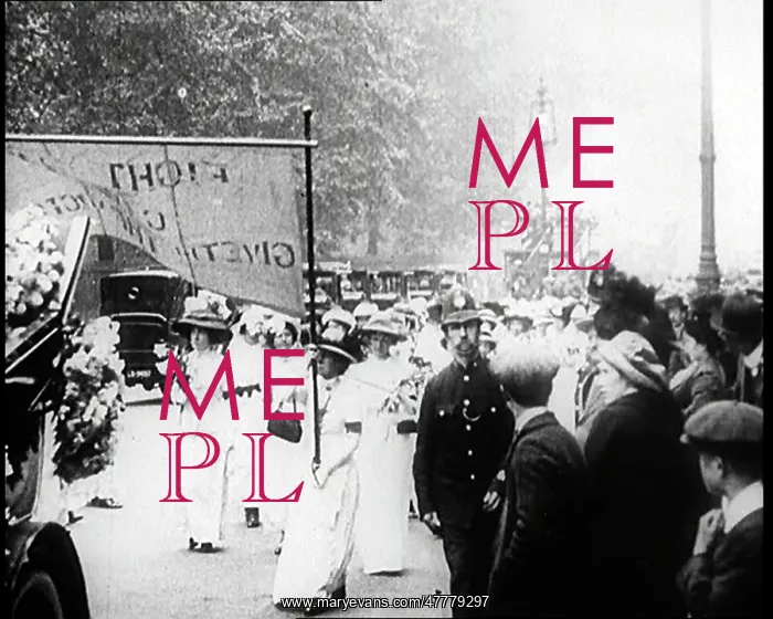 : Emily Davison's Funeral, Suffragette Movement : Emily Davison's Funeral, Suffragette Movement