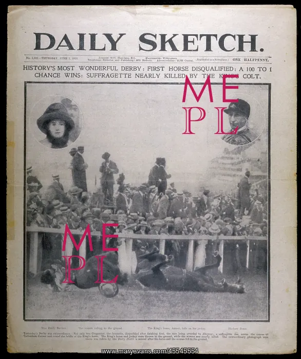 : Emily Davison's Suicide : Emily Davison's Suicide