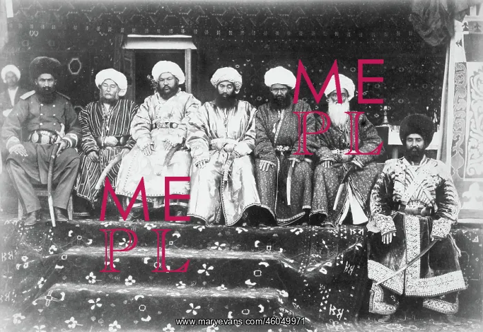 : The emir of Bokkara with his ministers : The emir of Bokkara with his ministers