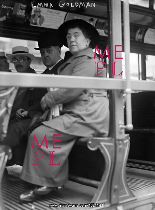 : Emma Goldman and Alexander Berkman (with ? : Emma Goldman and Alexander Berkman (with ?