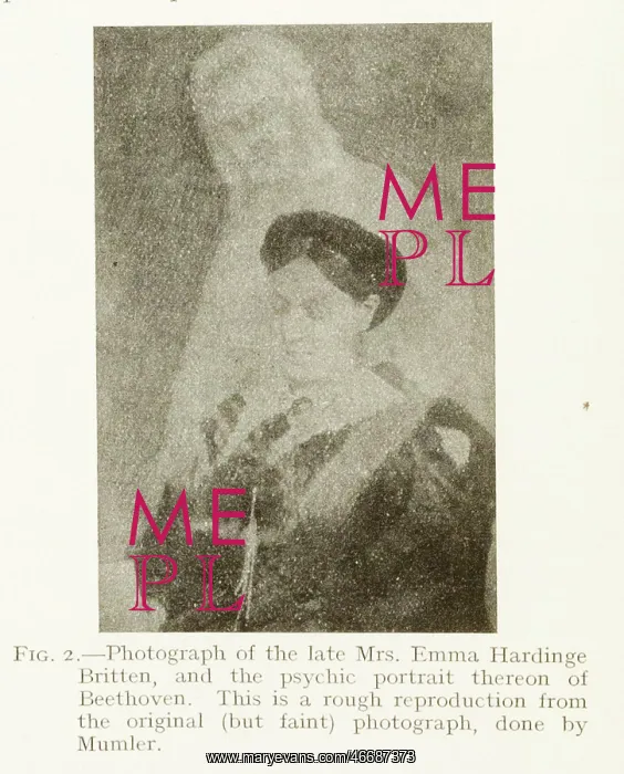 : Emma Hardinge Britten with Beethoven's Ghost : Emma Hardinge Britten with Beethoven's Ghost