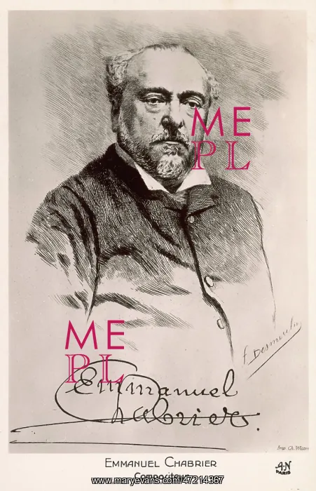  : EMMANUEL CHABRIER