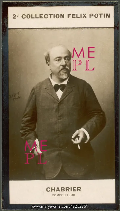  : EMMANUEL CHABRIER