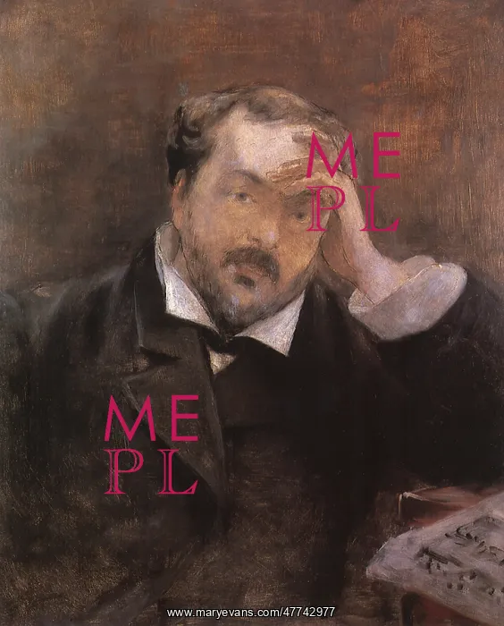  : Emmanuel Chabrier, by Manet