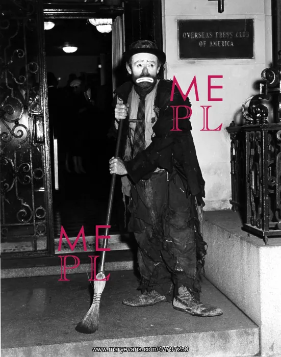 : Emmett Kelly, 1950s : Emmett Kelly, 1950s