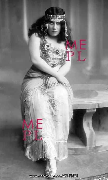 : Emmy Destinn, als Salome, 1908 : Emmy Destinn, als Salome, 1908