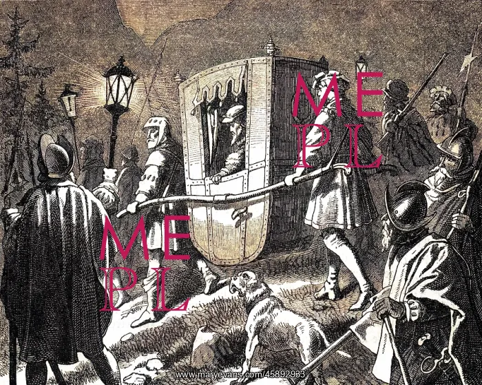 : Emperor Carl V flees the Protestants : Emperor Carl V flees the Protestants