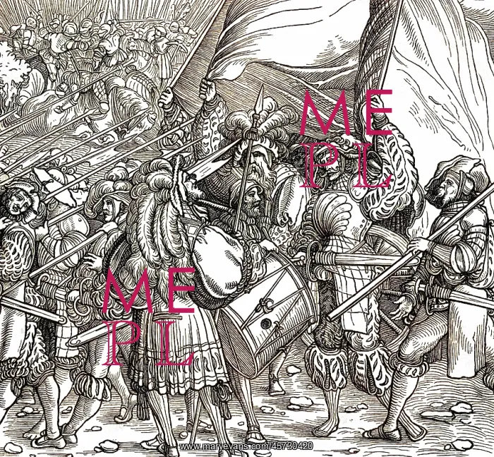 : Emperor Carl V going into battle : Emperor Carl V going into battle