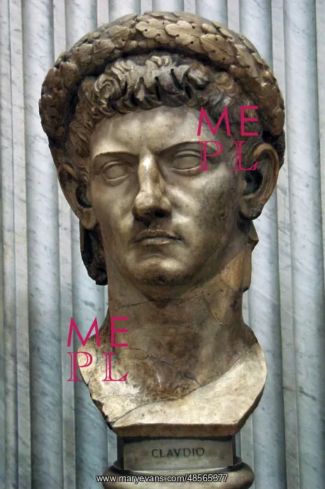 : Emperor Claudius (10 BC-54 AD). Bust. Vatican Museums : Emperor Claudius (10 BC-54 AD). Bust. Vatican Museums