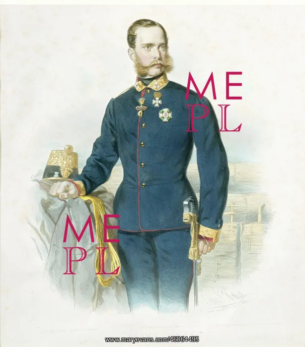 : Emperor Franz Joseph I. in his uniform : Emperor Franz Joseph I. in his uniform