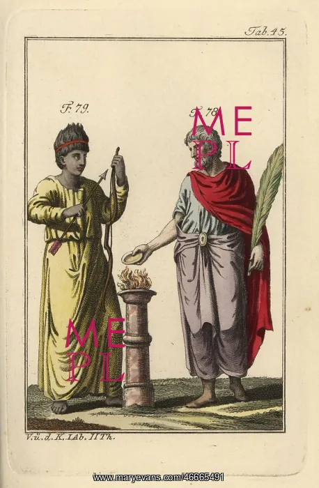 : Emperor Heliogabalus in robes of a Phoenician : Emperor Heliogabalus in robes of a Phoenician