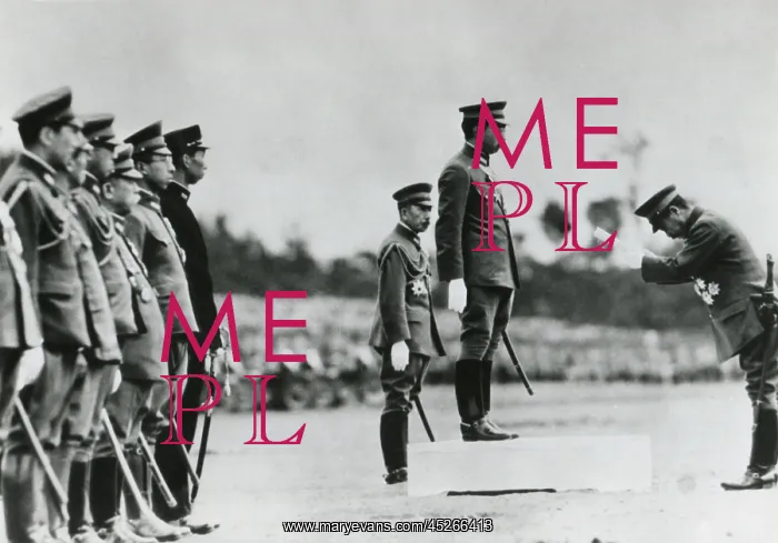  : Emperor Hirohito delivering a message to Japanese