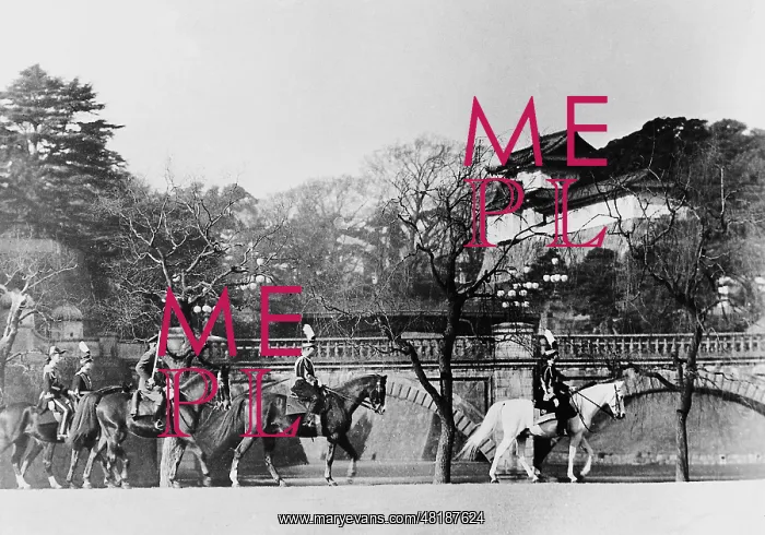: emperor Hirohito on the return to the Imperial Palace, 1937 : emperor Hirohito on the return to the Imperial Palace, 1937