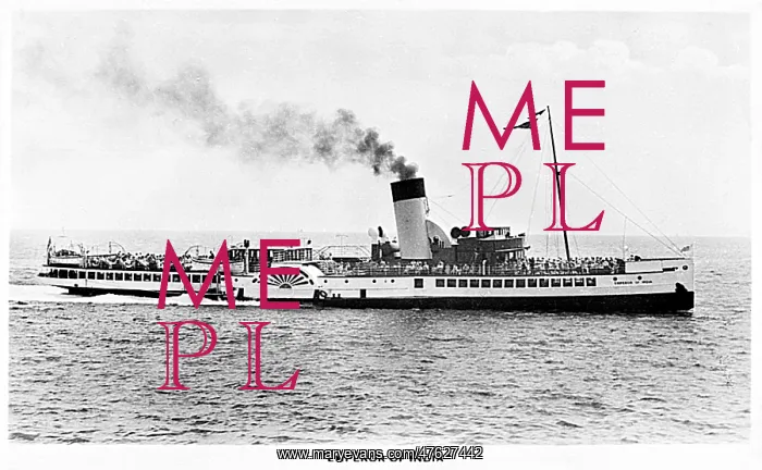 : Emperor of India paddle steamer, at sea