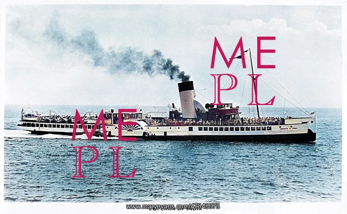  : Emperor of India paddle steamer, at sea