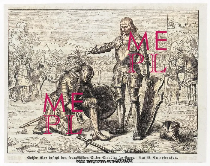 : Emperor Maximilian knighting Claude de Barre : Emperor Maximilian knighting Claude de Barre