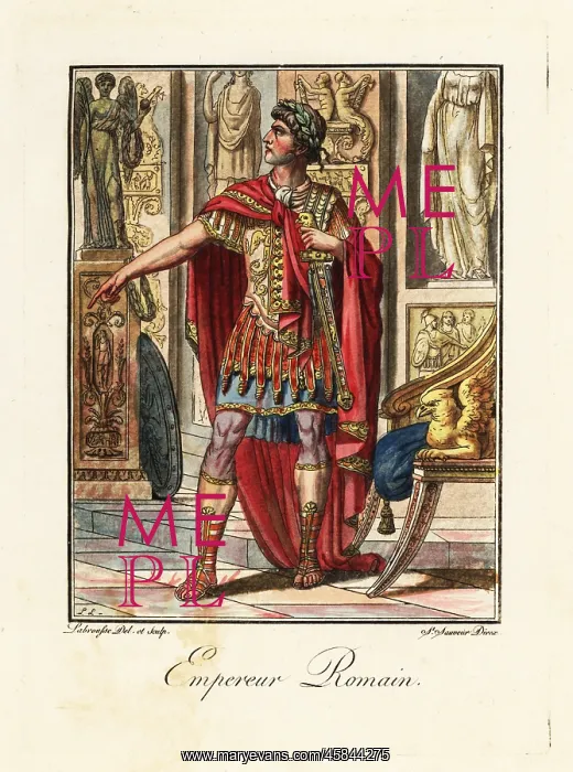 : Emperor in military uniform, ancient Rome : Emperor in military uniform, ancient Rome