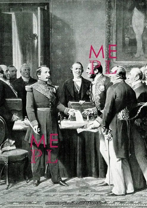 : Emperor Napoleon III and Baron Haussmann : Emperor Napoleon III and Baron Haussmann