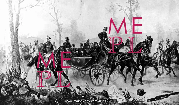 : Emperor Napoleon III on the way to captivity, 02.09.1871 : Emperor Napoleon III on the way to captivity, 02.09.1871