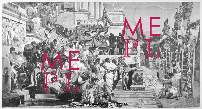 : Emperor Nero punishing Christians : Emperor Nero punishing Christians