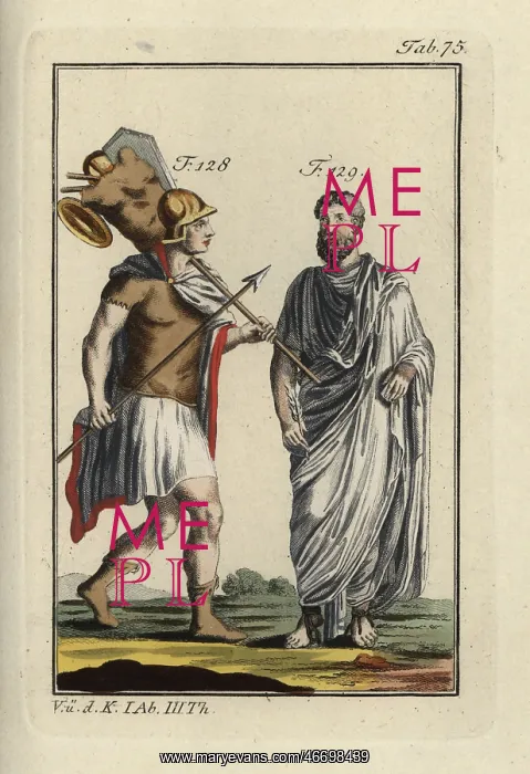 : Emperor Romulus Augustus in battledress with : Emperor Romulus Augustus in battledress with