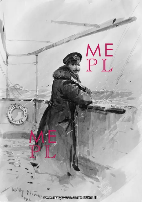 : Emperor Wilhelm II as a captain, 1912 : Emperor Wilhelm II as a captain, 1912