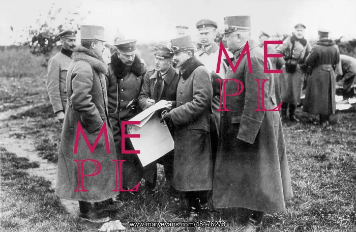 : Emperor Wilhelm II and Emperor Charles I visit the Front, 19 : Emperor Wilhelm II and Emperor Charles I visit the Front, 19