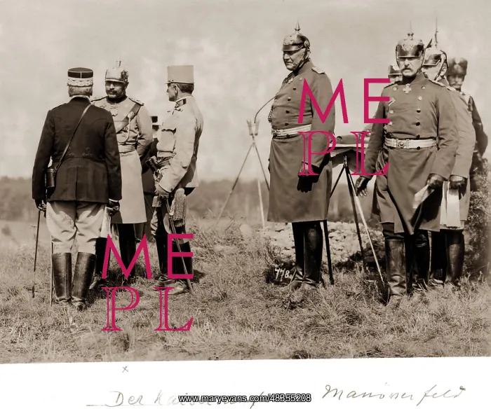 : Emperor Wilhelm II during a maneuver, 1912 : Emperor Wilhelm II during a maneuver, 1912