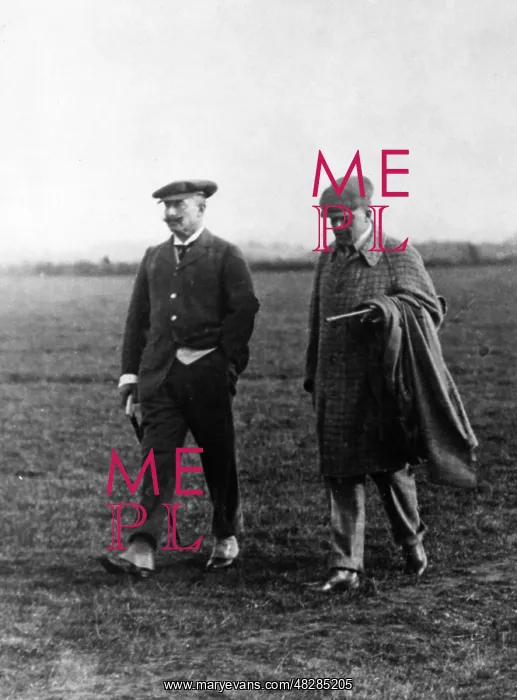 : Emperor Wilhelm II with Maximilian Egon II : Emperor Wilhelm II with Maximilian Egon II