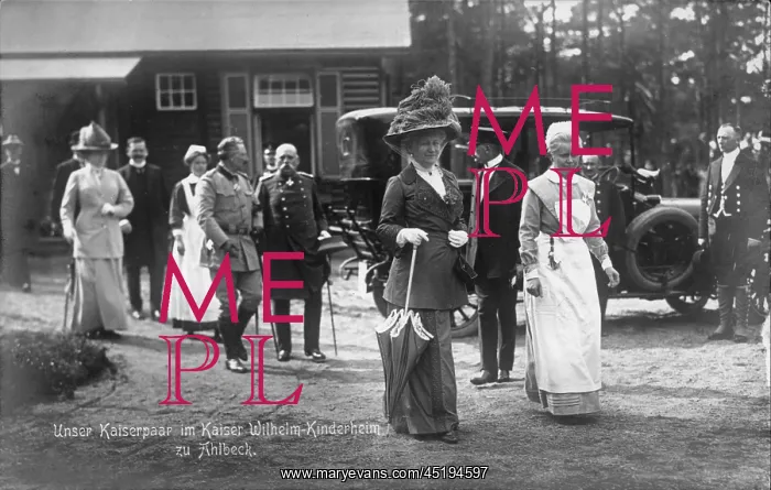: Emperor Wilhelm II. visits Ahlbeck : Emperor Wilhelm II. visits Ahlbeck