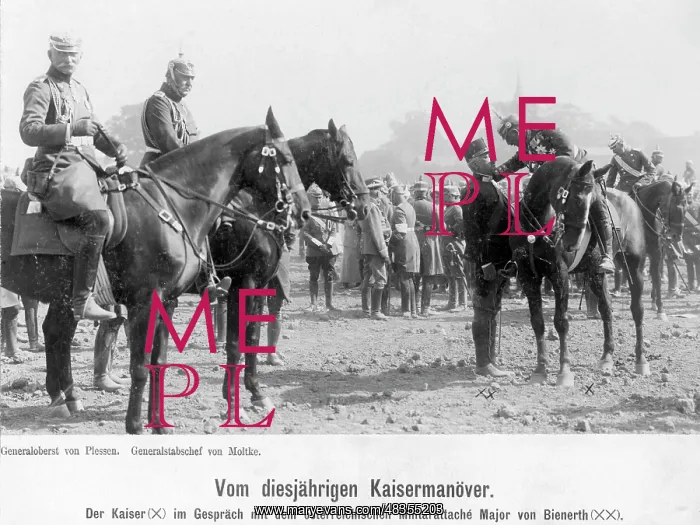 : Emperor William II in conversation with the : Emperor William II in conversation with the