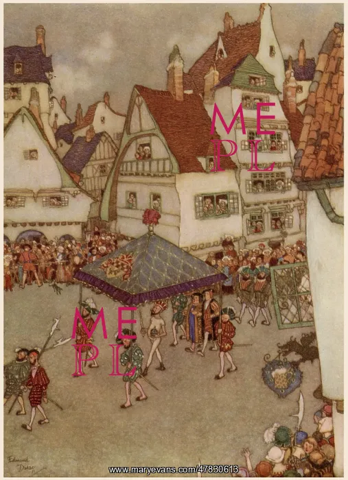 : The Emperor's New Clothes - Edmund Dulac : The Emperor's New Clothes - Edmund Dulac