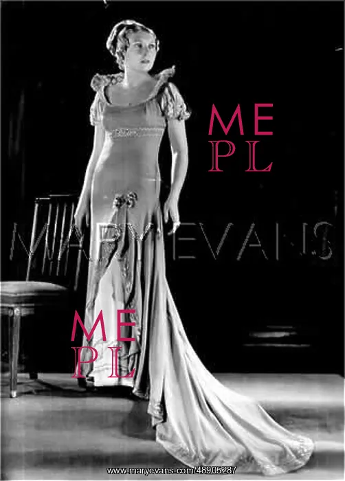 : EMPIRE GOWN 1930S : EMPIRE GOWN 1930S